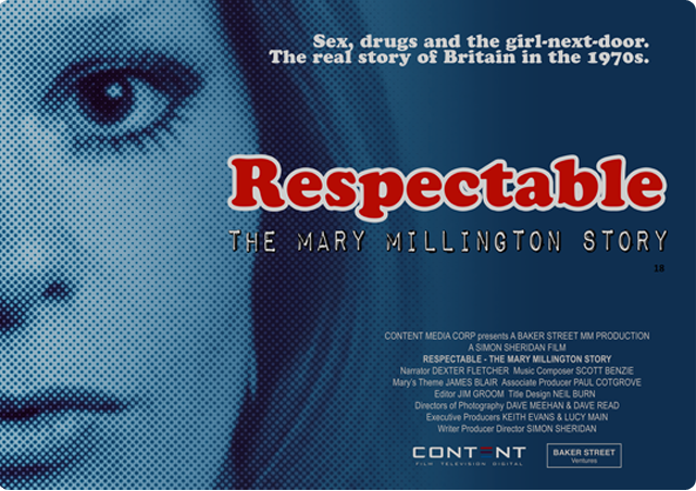 Respectable the Mary Millington Story Film Movie DVD