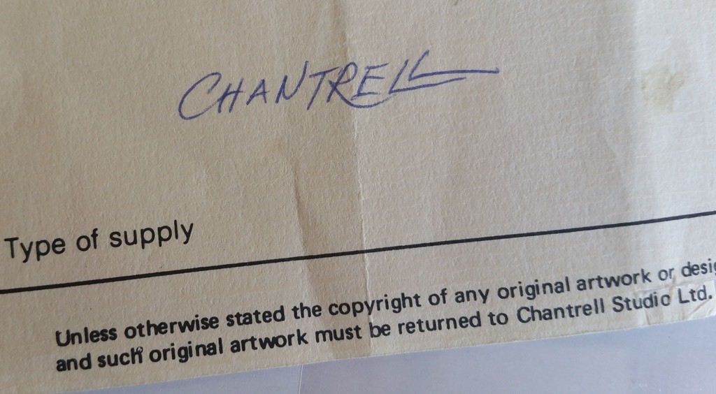 Tom Chantrell signature